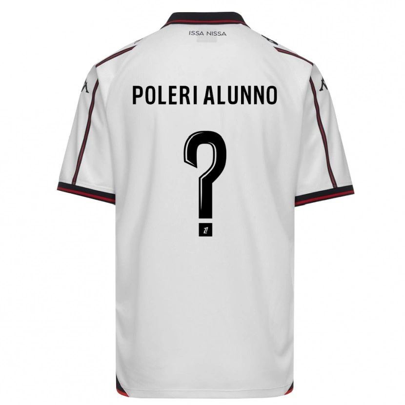 Danxen Mujer Camiseta Mathis Poleri Alunno #0 Negro Blanco 2ª Equipación 2026/27 La Camisa