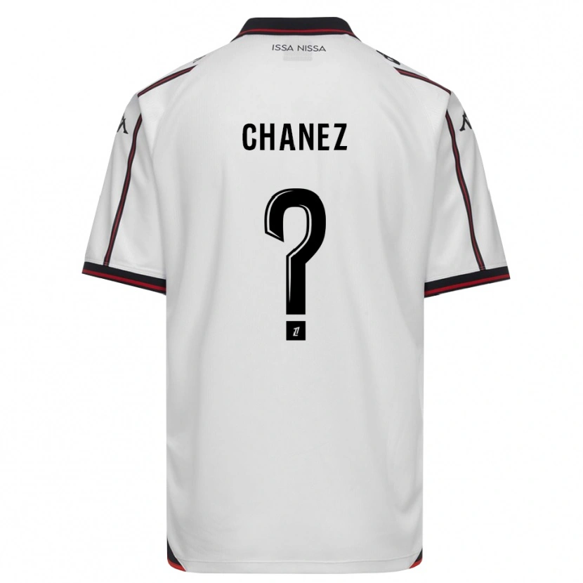 Danxen Mujer Camiseta Rafael Chanez #0 Negro Blanco 2ª Equipación 2026/27 La Camisa