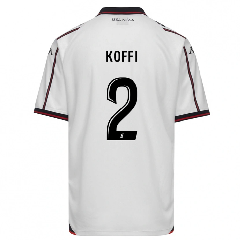 Danxen Mujer Camiseta Marc-Aurel Koffi #2 Negro Blanco 2ª Equipación 2026/27 La Camisa