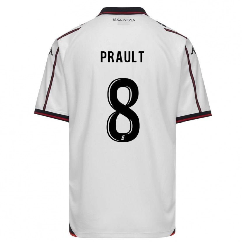 Danxen Mujer Camiseta Jade Prault #8 Negro Blanco 2ª Equipación 2026/27 La Camisa