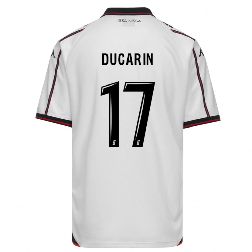 Danxen Mujer Camiseta Léa Ducarin #17 Negro Blanco 2ª Equipación 2026/27 La Camisa