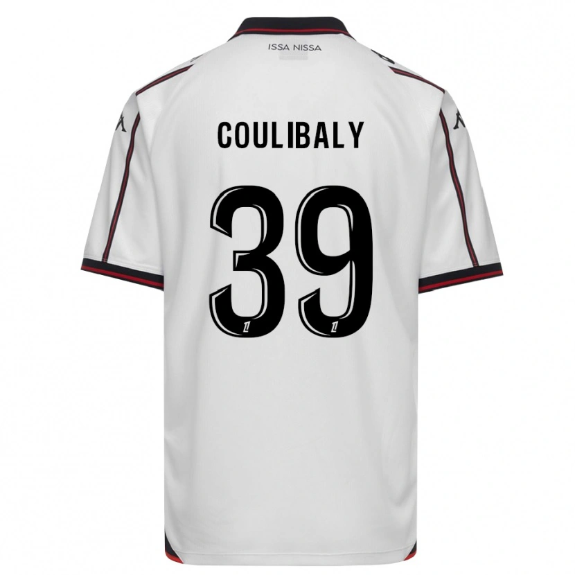 Danxen Mujer Camiseta Djibril Coulibaly #39 Negro Blanco 2ª Equipación 2026/27 La Camisa