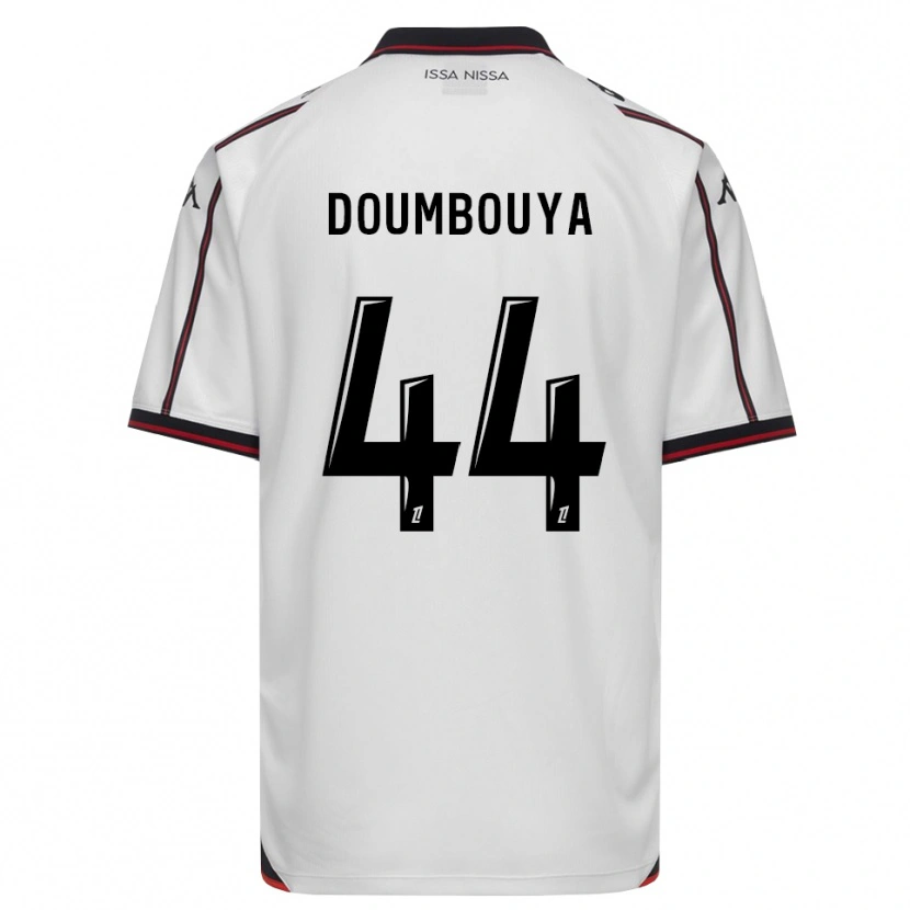 Danxen Mujer Camiseta Amidou Doumbouya #44 Negro Blanco 2ª Equipación 2026/27 La Camisa