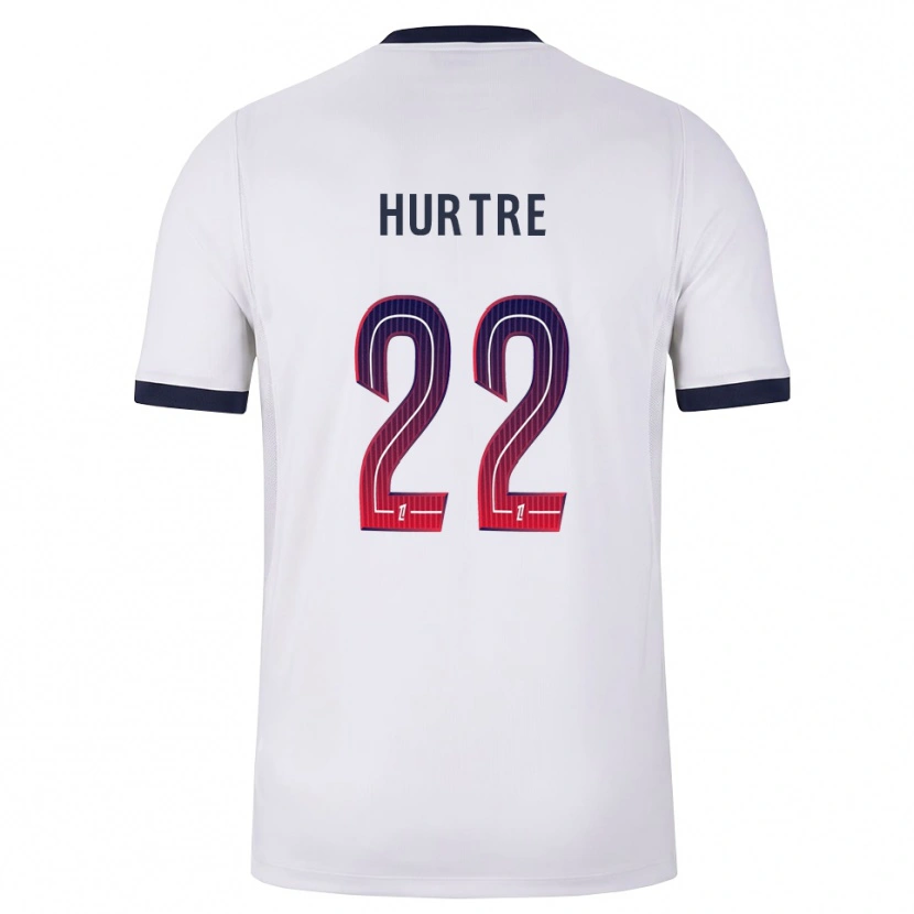 Danxen Mujer Camiseta Oceane Hurtre #22 Blanco Negro Rojo 2ª Equipación 2026/27 La Camisa