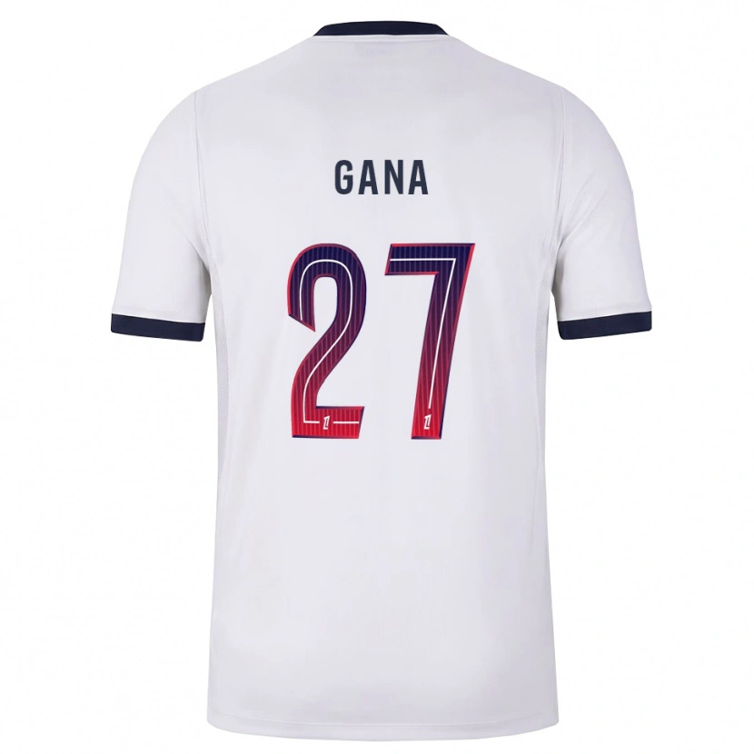 Danxen Mujer Camiseta Idrissa Gana Gueye #27 Blanco Negro Rojo 2ª Equipación 2026/27 La Camisa
