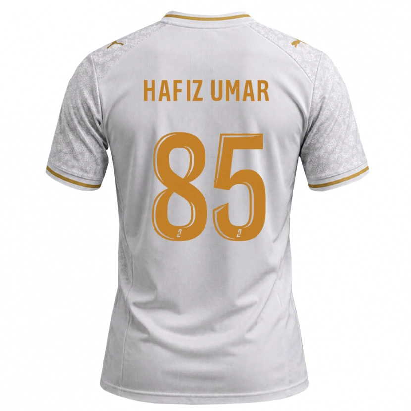 Danxen Mujer Camiseta Hafiz Umar Ibrahim #85 Blanco Gris Dorado 2ª Equipación 2026/27 La Camisa