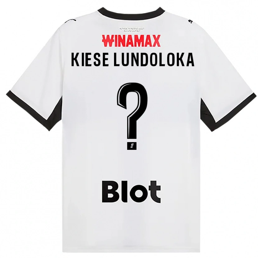 Danxen Mujer Camiseta Jeanslor Kiese Lundoloka #0 Negro Blanco Rojo 2ª Equipación 2026/27 La Camisa