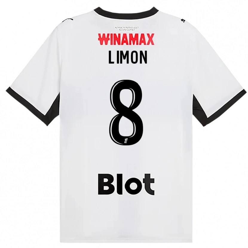 Danxen Mujer Camiseta Paolo Limon #8 Negro Blanco Rojo 2ª Equipación 2026/27 La Camisa