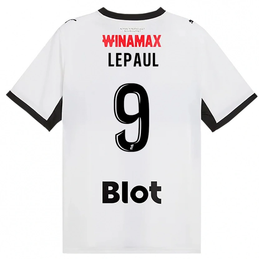 Danxen Mujer Camiseta Estéban Lepaul #9 Negro Blanco Rojo 2ª Equipación 2026/27 La Camisa