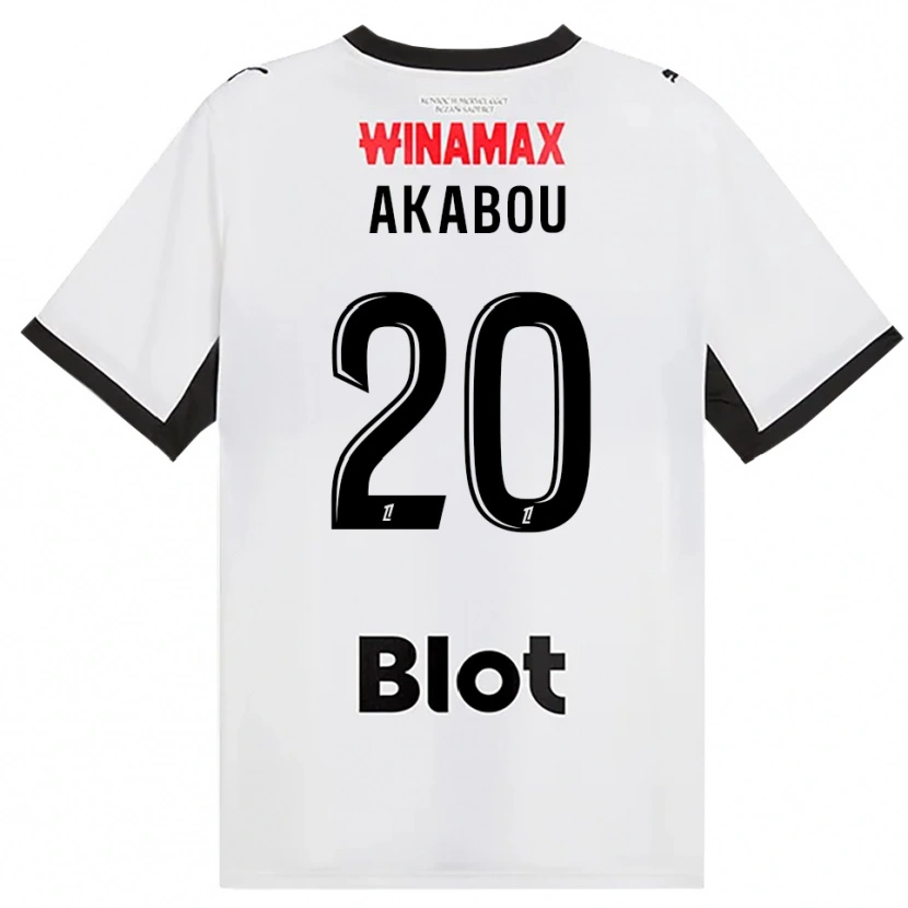 Danxen Mujer Camiseta Ayoub Akabou #20 Negro Blanco Rojo 2ª Equipación 2026/27 La Camisa
