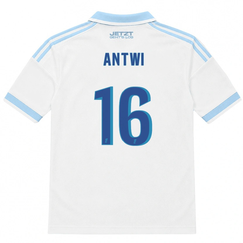 Danxen Mujer Camiseta Genesis Antwi #16 Azul Cielo Claro Blanco Rojo 2ª Equipación 2026/27 La Camisa