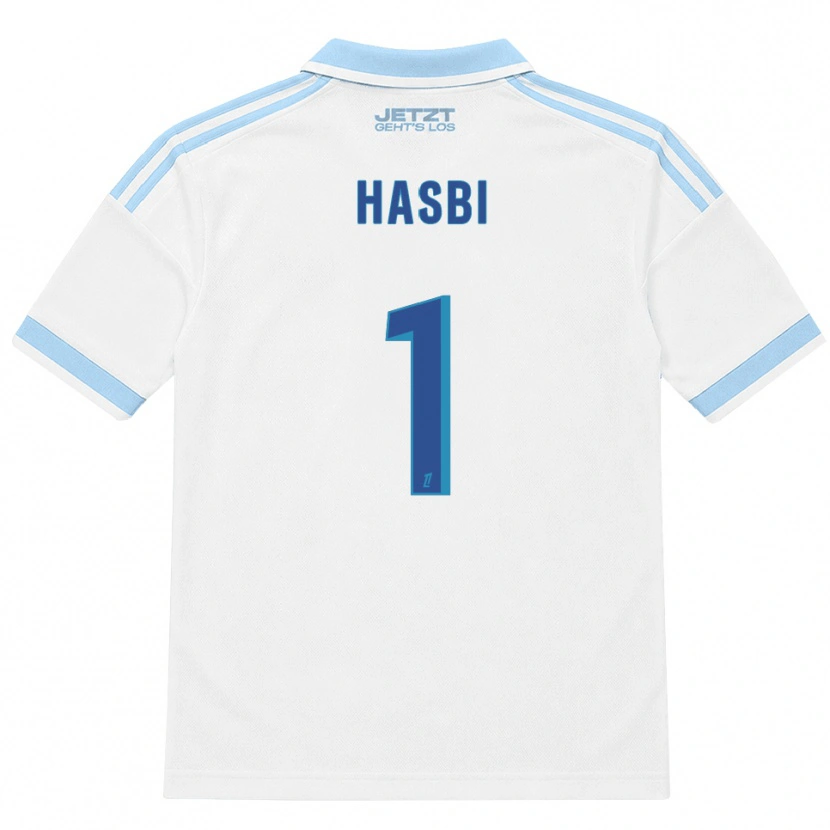 Danxen Mujer Camiseta Walid Hasbi #1 Azul Cielo Claro Blanco Rojo 2ª Equipación 2026/27 La Camisa