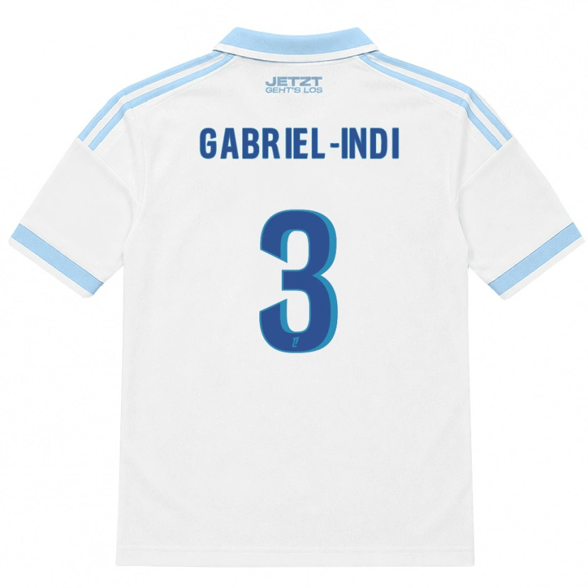 Danxen Mujer Camiseta Amizade Gabriel-Indi #3 Azul Cielo Claro Blanco Rojo 2ª Equipación 2026/27 La Camisa
