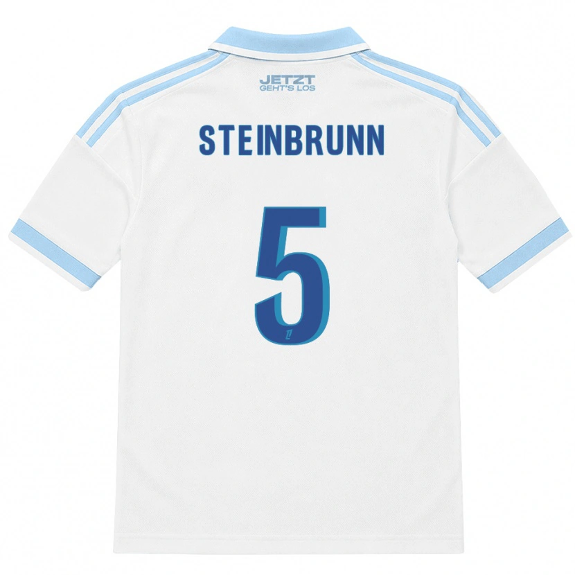 Danxen Mujer Camiseta Théo Steinbrunn #5 Azul Cielo Claro Blanco Rojo 2ª Equipación 2026/27 La Camisa