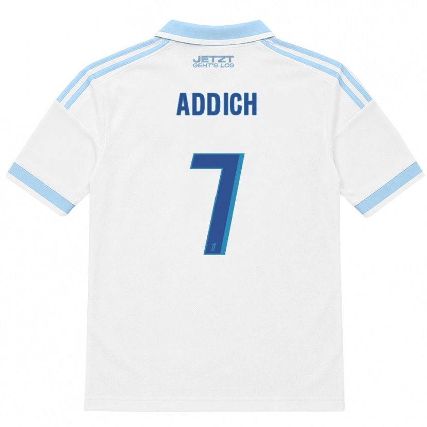 Danxen Mujer Camiseta Yanis Addich #7 Azul Cielo Claro Blanco Rojo 2ª Equipación 2026/27 La Camisa