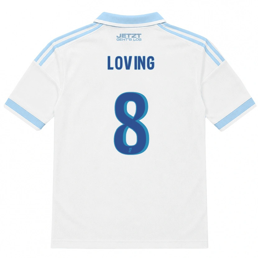 Danxen Mujer Camiseta Emma Loving #8 Azul Cielo Claro Blanco Rojo 2ª Equipación 2026/27 La Camisa