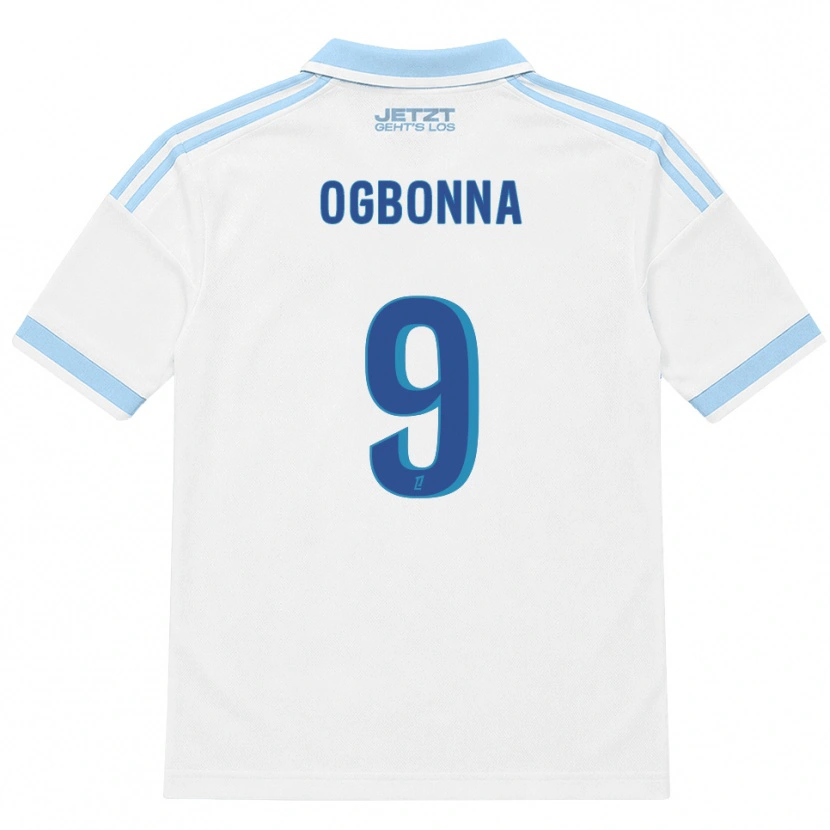 Danxen Mujer Camiseta Stanley Ogbonna #9 Azul Cielo Claro Blanco Rojo 2ª Equipación 2026/27 La Camisa