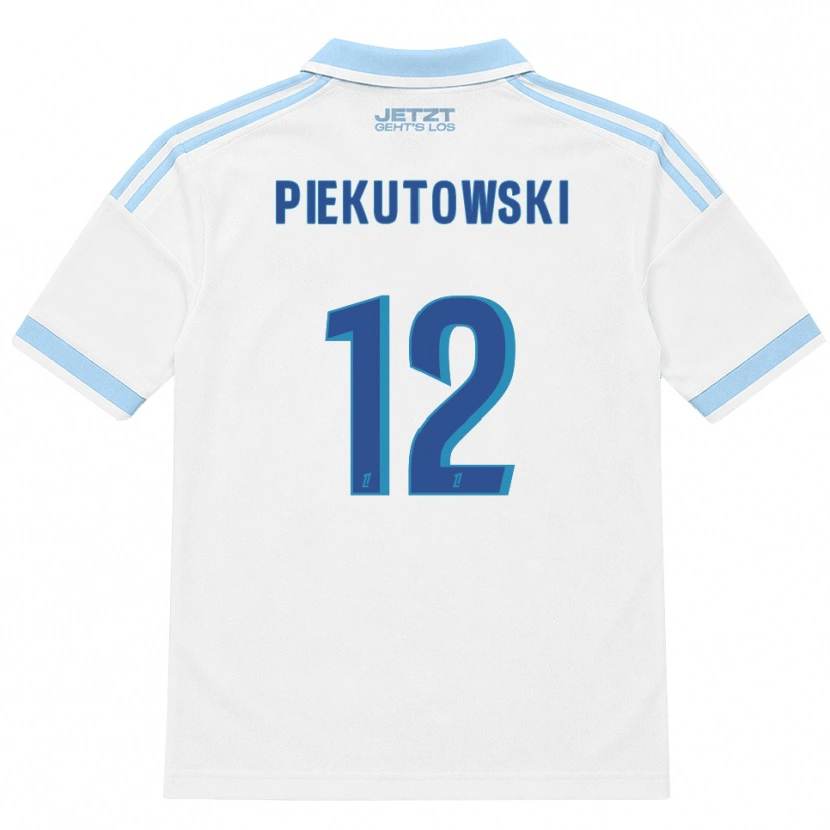 Danxen Mujer Camiseta Milosz Piekutowski #12 Azul Cielo Claro Blanco Rojo 2ª Equipación 2026/27 La Camisa