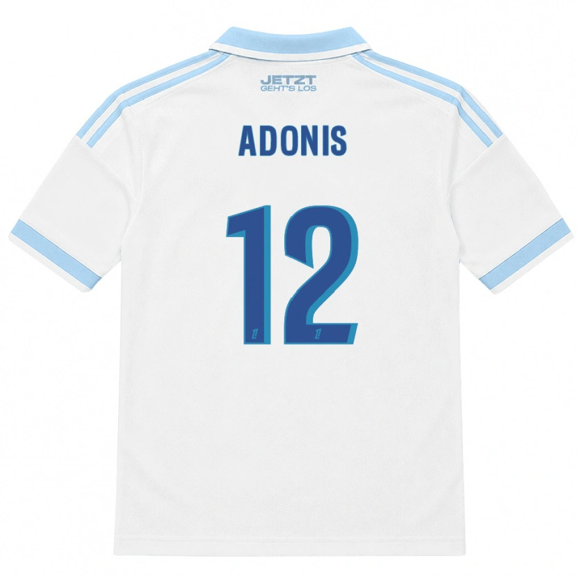 Danxen Mujer Camiseta Erwan Adonis #12 Azul Cielo Claro Blanco Rojo 2ª Equipación 2026/27 La Camisa