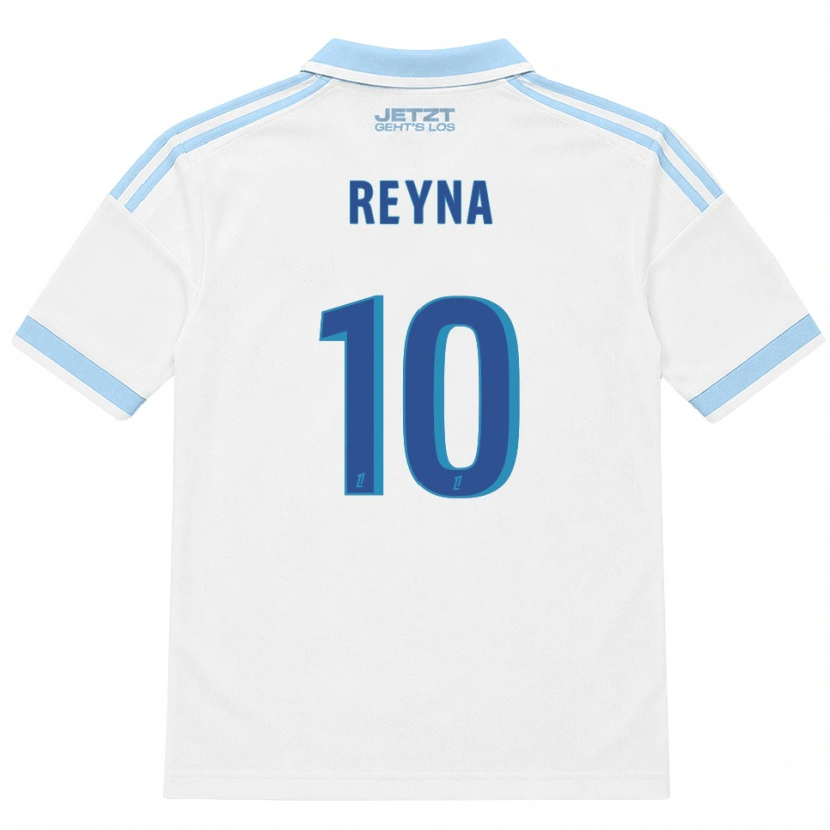 Danxen Mujer Camiseta Giovanni Reyna #10 Azul Cielo Claro Blanco Rojo 2ª Equipación 2026/27 La Camisa
