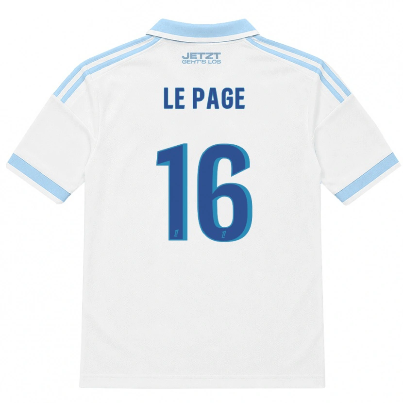 Danxen Mujer Camiseta Manon Le Page #16 Azul Cielo Claro Blanco Rojo 2ª Equipación 2026/27 La Camisa