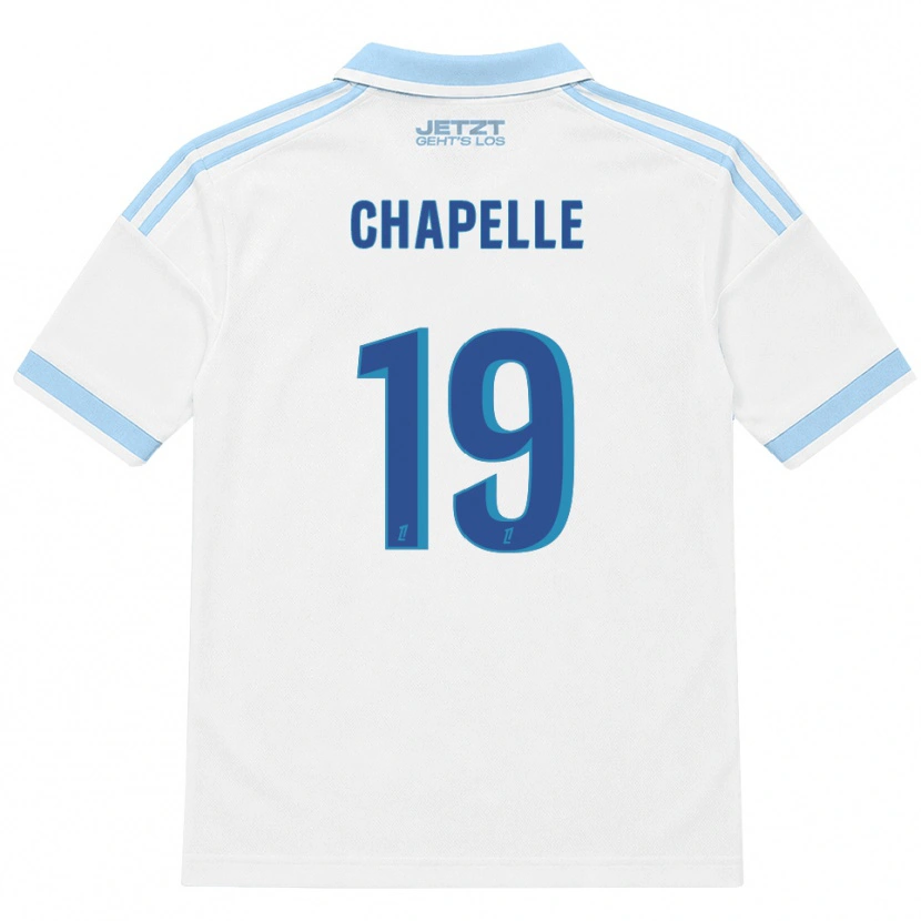 Danxen Mujer Camiseta Kenza Chapelle #19 Azul Cielo Claro Blanco Rojo 2ª Equipación 2026/27 La Camisa