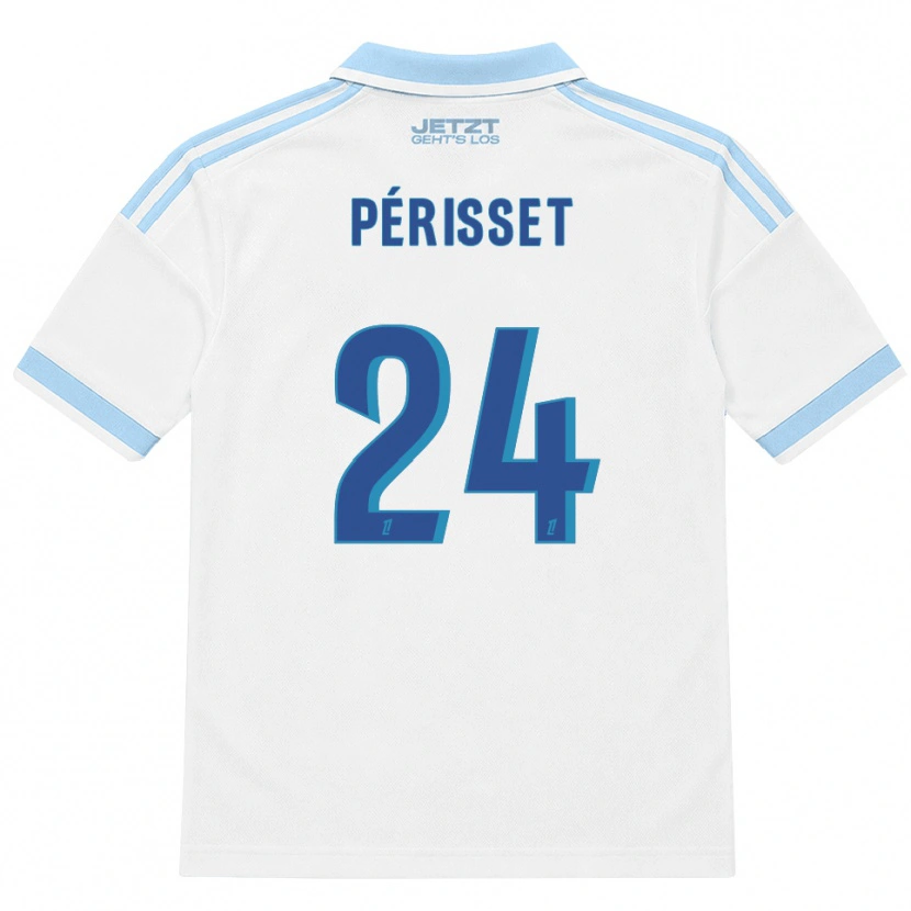 Danxen Mujer Camiseta Ève Périsset #24 Azul Cielo Claro Blanco Rojo 2ª Equipación 2026/27 La Camisa