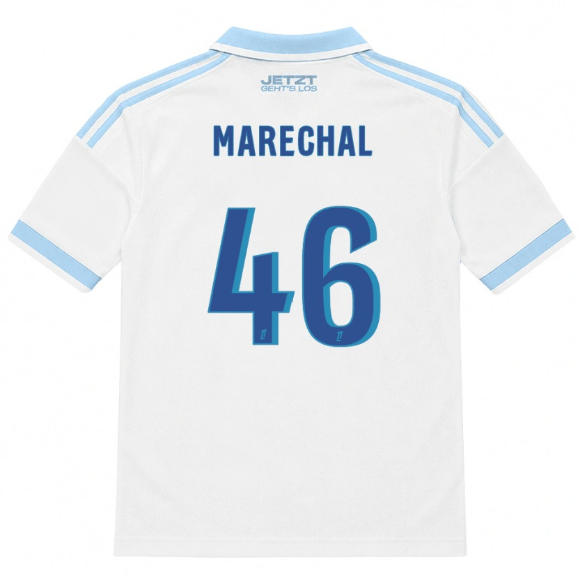 Danxen Mujer Camiseta Max Maréchal #46 Azul Cielo Claro Blanco Rojo 2ª Equipación 2026/27 La Camisa