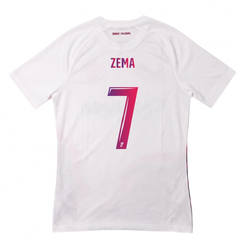 Danxen Mujer Camiseta Darris Zema #7 Blanco Rosa Morado 2ª Equipación 2026/27 La Camisa
