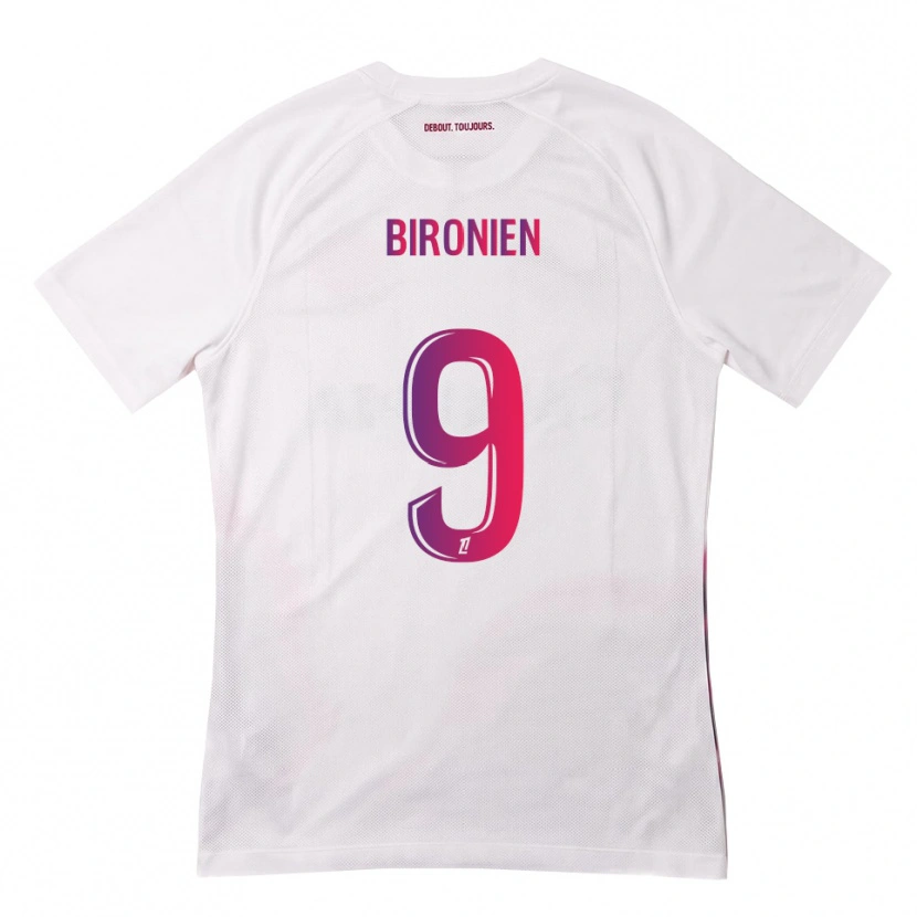 Danxen Mujer Camiseta Mymithye Bironien #9 Blanco Rosa Morado 2ª Equipación 2026/27 La Camisa