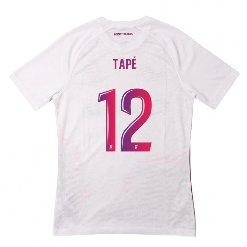Danxen Mujer Camiseta Christ Tapé #12 Blanco Rosa Morado 2ª Equipación 2026/27 La Camisa