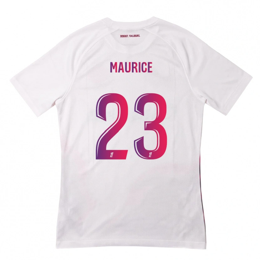 Danxen Mujer Camiseta Sandra Maurice #23 Blanco Rosa Morado 2ª Equipación 2026/27 La Camisa
