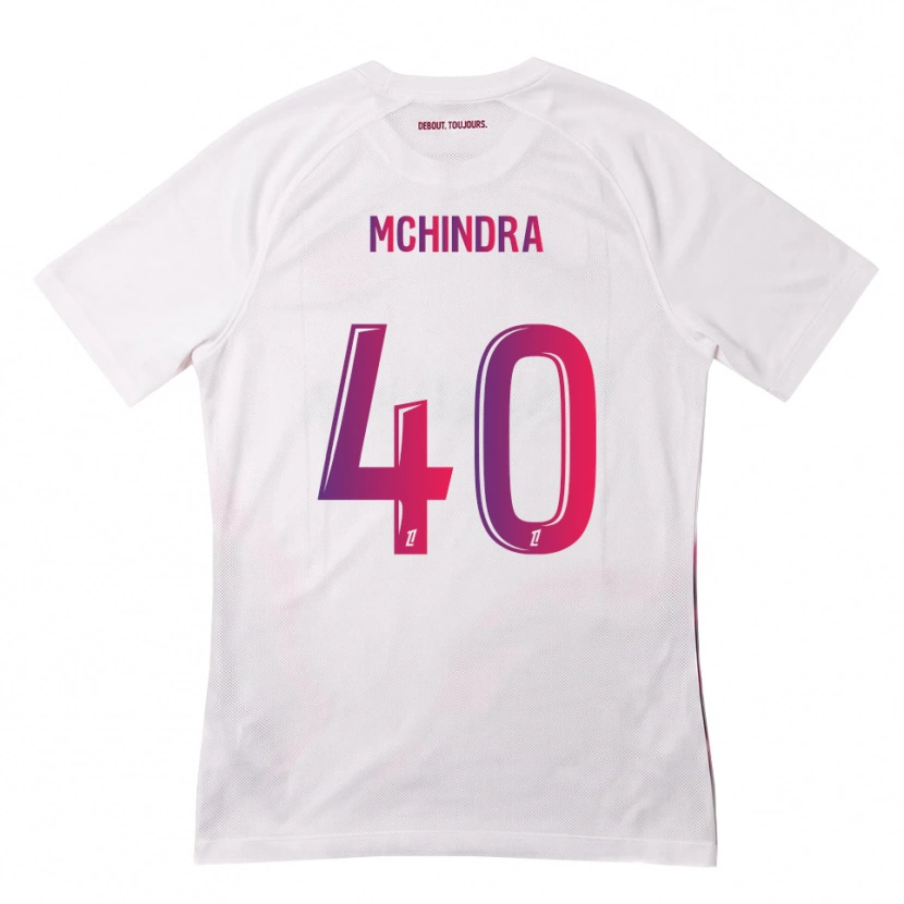 Danxen Mujer Camiseta Naime Said Mchindra #40 Blanco Rosa Morado 2ª Equipación 2026/27 La Camisa