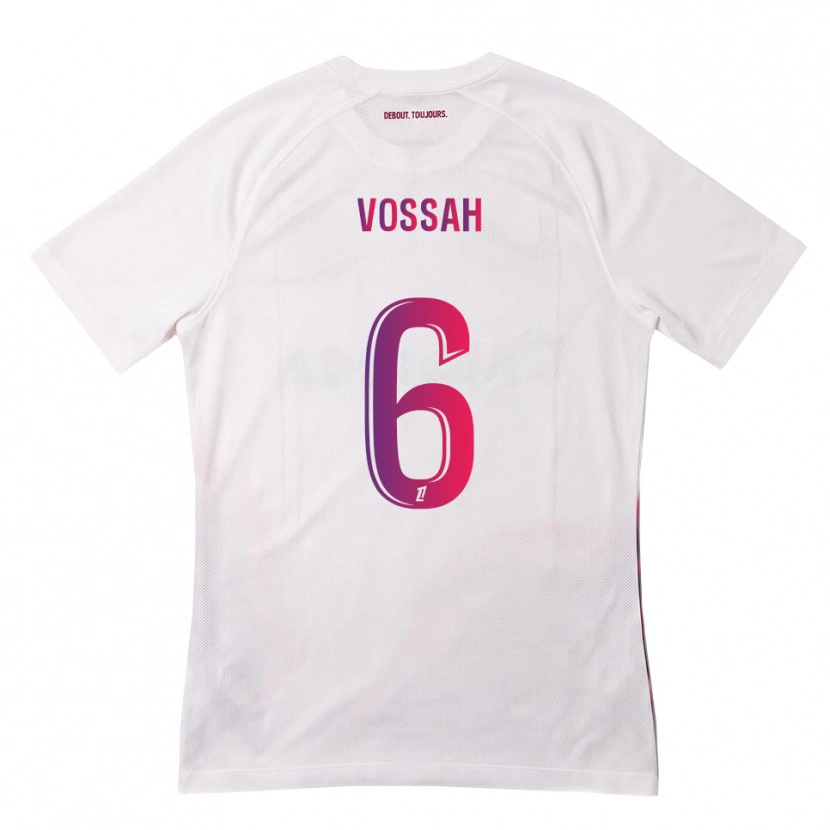 Danxen Mujer Camiseta Alexis Vossah #6 Blanco Rosa Morado 2ª Equipación 2026/27 La Camisa