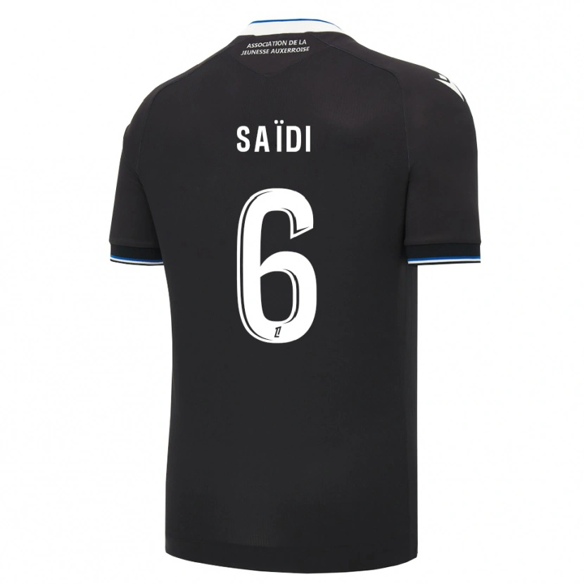 Danxen Mujer Camiseta Elyes Saïdi #6 Negro Azul Blanco 2ª Equipación 2026/27 La Camisa
