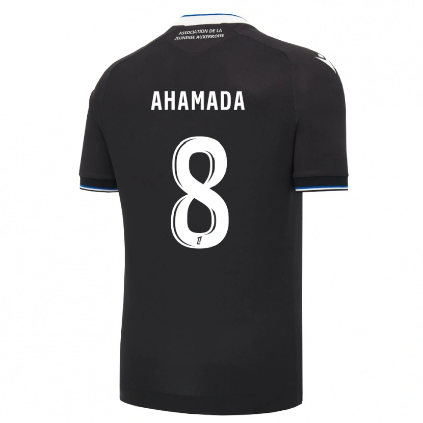 Danxen Mujer Camiseta Naouirou Ahamada #8 Negro Azul Blanco 2ª Equipación 2026/27 La Camisa
