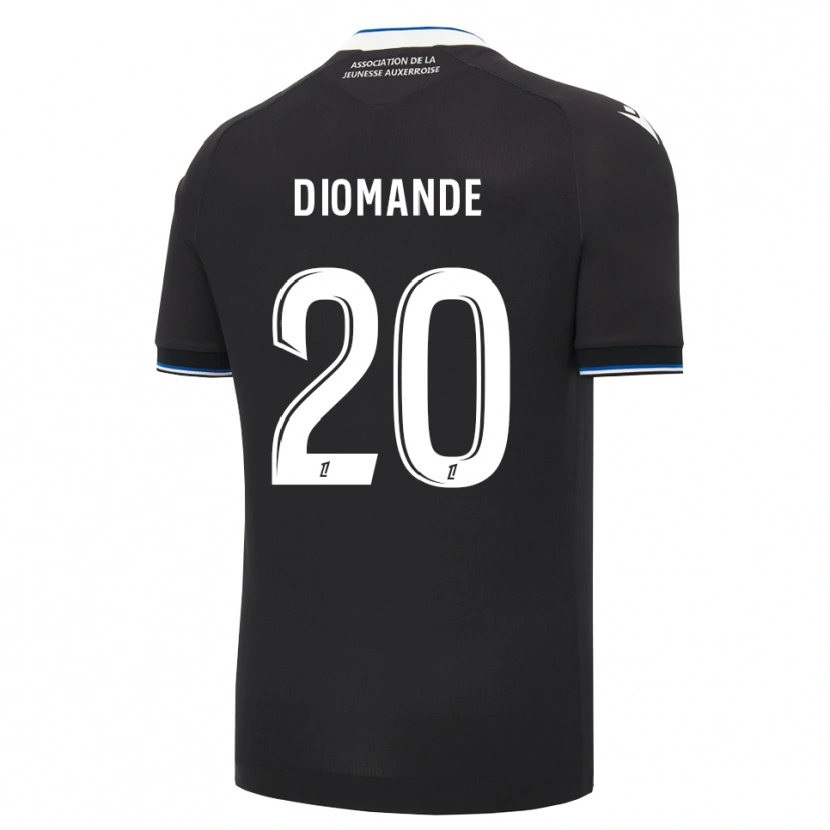 Danxen Mujer Camiseta Sinaly Diomandé #20 Negro Azul Blanco 2ª Equipación 2026/27 La Camisa
