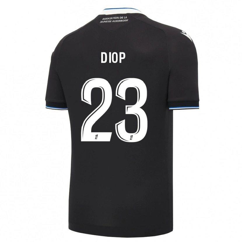 Danxen Mujer Camiseta Mamadou Diop #23 Negro Azul Blanco 2ª Equipación 2026/27 La Camisa