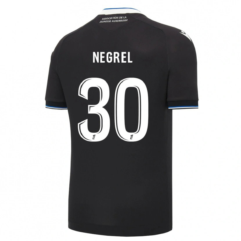 Danxen Mujer Camiseta Tom Negrel #30 Negro Azul Blanco 2ª Equipación 2026/27 La Camisa