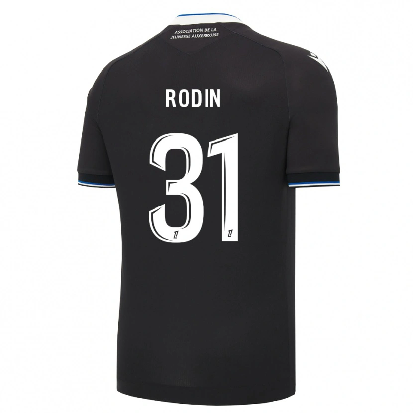 Danxen Mujer Camiseta Ryan Rodin #31 Negro Azul Blanco 2ª Equipación 2026/27 La Camisa