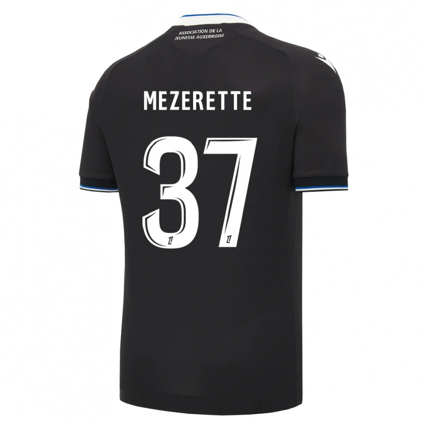 Danxen Mujer Camiseta Louis Mezerette #37 Negro Azul Blanco 2ª Equipación 2026/27 La Camisa