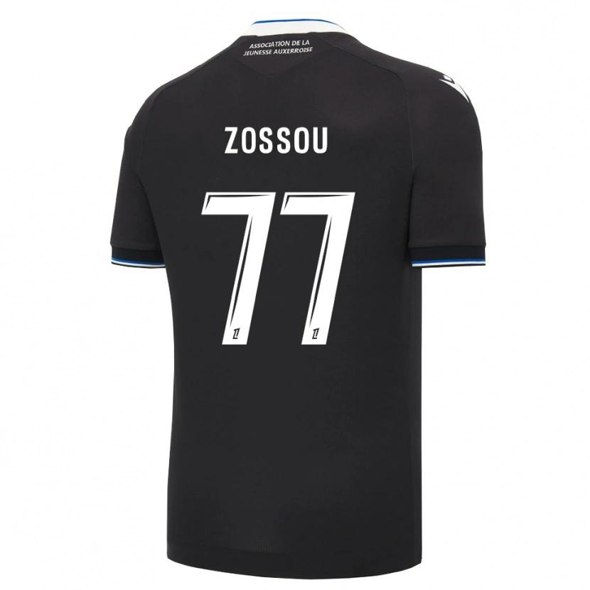 Danxen Mujer Camiseta Aristide Zossou #77 Negro Azul Blanco 2ª Equipación 2026/27 La Camisa