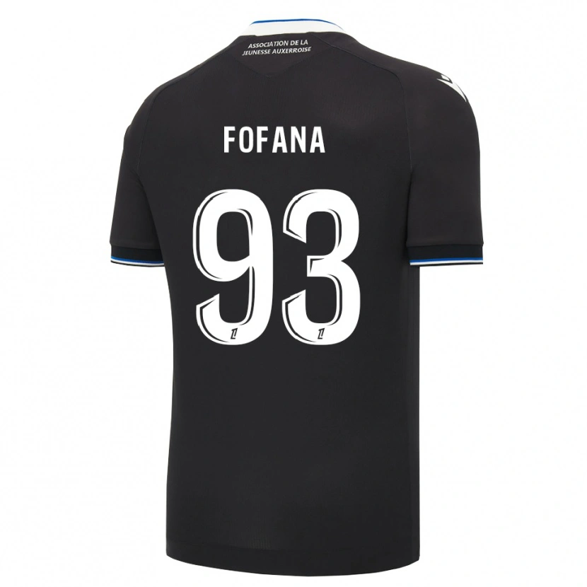 Danxen Mujer Camiseta Sékou Fofana #93 Negro Azul Blanco 2ª Equipación 2026/27 La Camisa