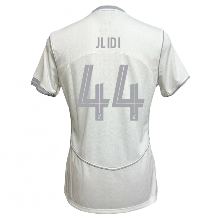 Danxen Mujer Camiseta Yahia Jlidi #44 Blanco Gris 2ª Equipación 2026/27 La Camisa