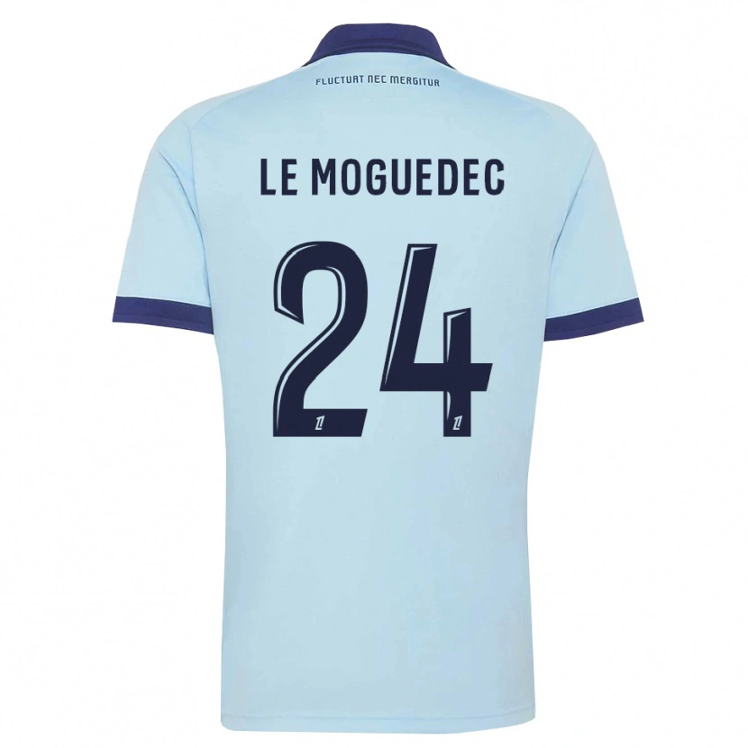 Danxen Mujer Camiseta Anaële Le Moguedec #24 Azul Aciano Negro 2ª Equipación 2026/27 La Camisa