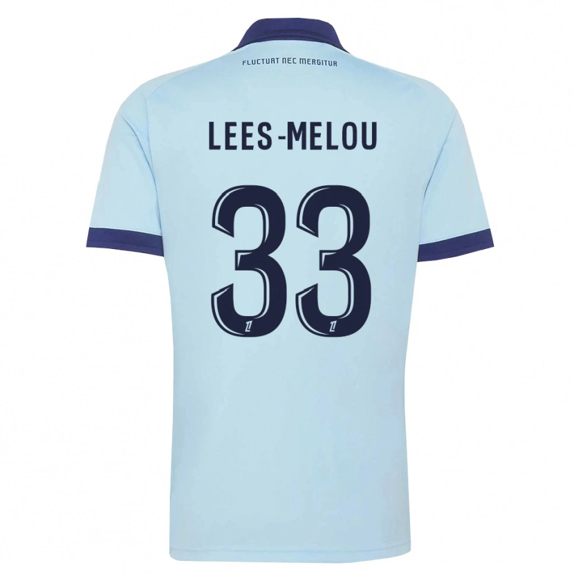 Danxen Mujer Camiseta Pierre Lees-Melou #33 Azul Aciano Negro 2ª Equipación 2026/27 La Camisa