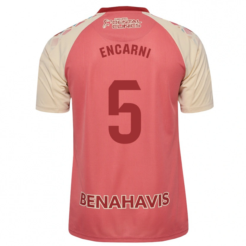 Danxen Mujer Camiseta Encarni #5 Rosa Claro Azul Rojo 2ª Equipación 2026/27 La Camisa