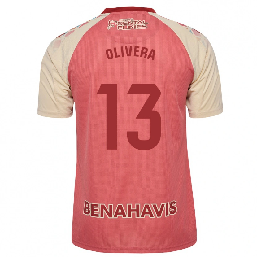 Danxen Mujer Camiseta Fernando Olivera #13 Rosa Claro Azul Rojo 2ª Equipación 2026/27 La Camisa