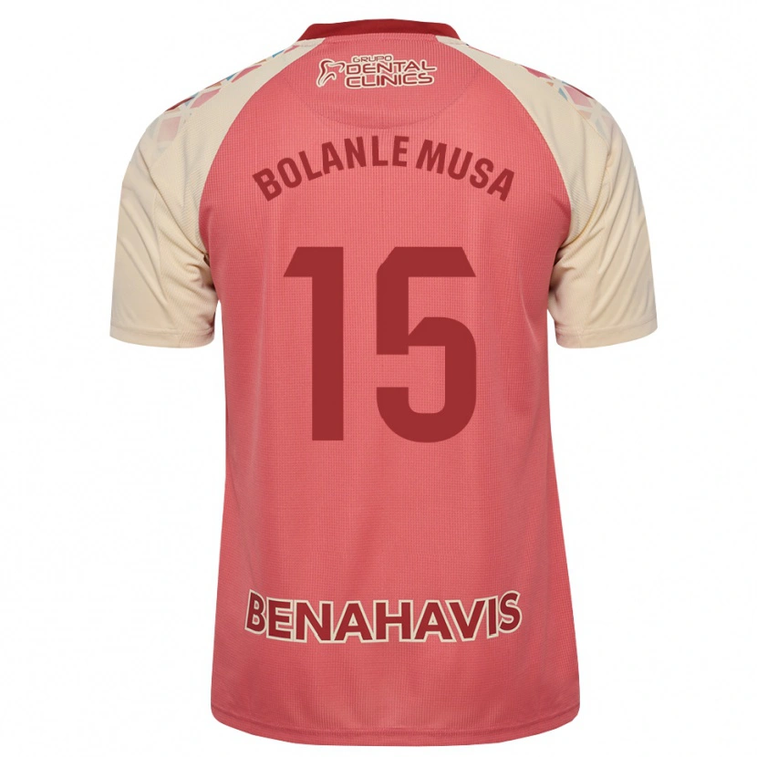 Danxen Mujer Camiseta Wahab Bolanle Musa #15 Rosa Claro Azul Rojo 2ª Equipación 2026/27 La Camisa