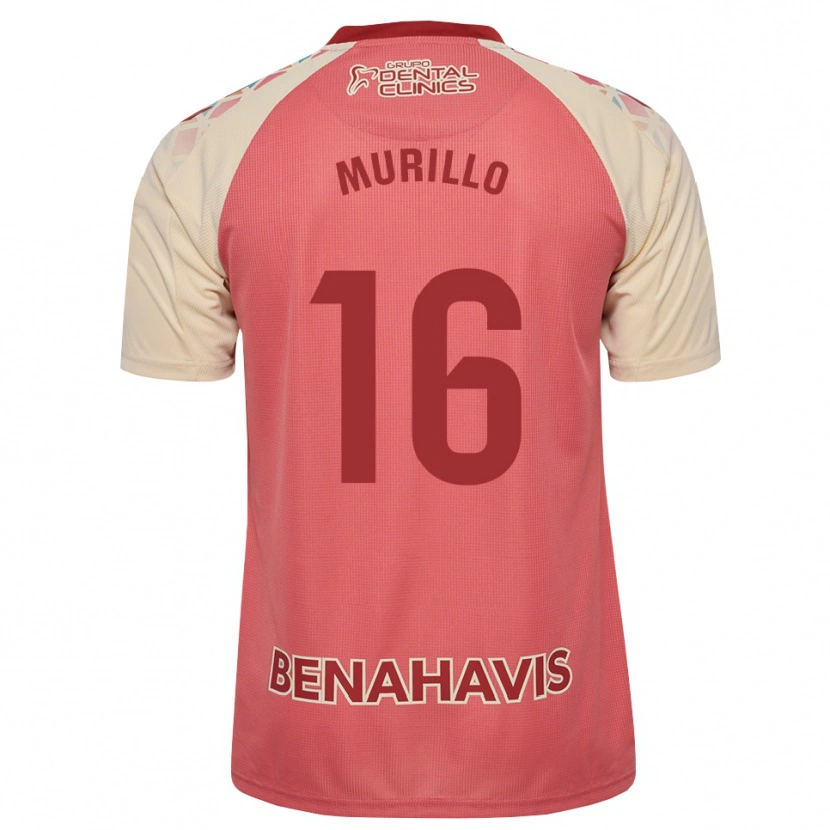 Danxen Mujer Camiseta Diego Murillo #16 Rosa Claro Azul Rojo 2ª Equipación 2026/27 La Camisa